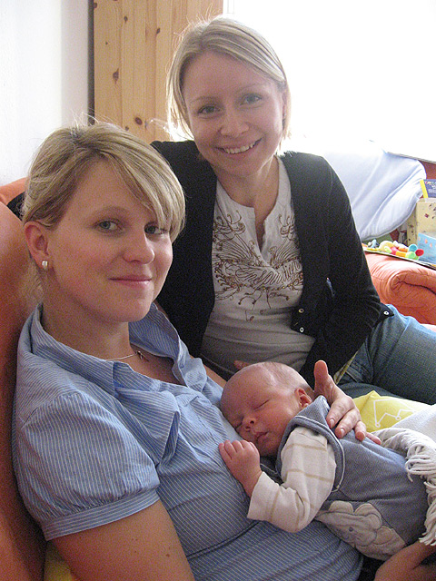 Alli und Karin mit Jacob